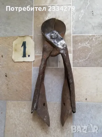 Стари овощарски ножици за клони храсти от 50-те години., снимка 3 - Антикварни и старинни предмети - 37128258