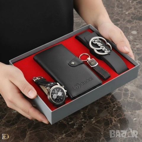 подаръчни комплекти tommy hilfiger louis vuitton gucci , снимка 5 - Подаръци за мъже - 51708644