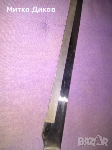 Нож за хляб отличен японски 406х270мм острие Stainless Japan, снимка 2 - Прибори за хранене, готвене и сервиране - 51093652