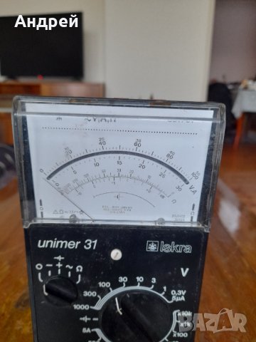 Стар мултицет Iskra Unimer 31, снимка 3 - Антикварни и старинни предмети - 43517135