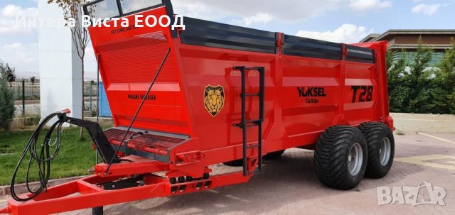 Тороразхвърлящо ремарке 28 т, снимка 3 - Селскостопанска техника - 32288225