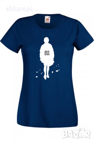 Дамска Тениска Stranger Things Eleven 3,Филм,Сериал,, снимка 4 - Тениски - 37318636
