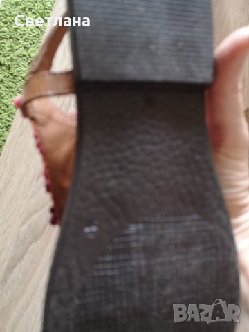 Сандали естествена кожа, снимка 2 - Сандали - 32662622