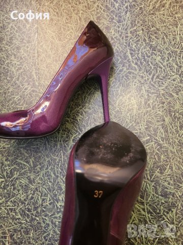 Лилави обувки Мегияс, снимка 3 - Дамски обувки на ток - 43672439