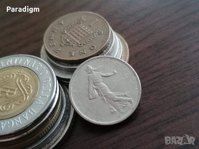 Монета - Франция - 1/2 (половин) франк | 1965г., снимка 2 - Нумизматика и бонистика - 35445699