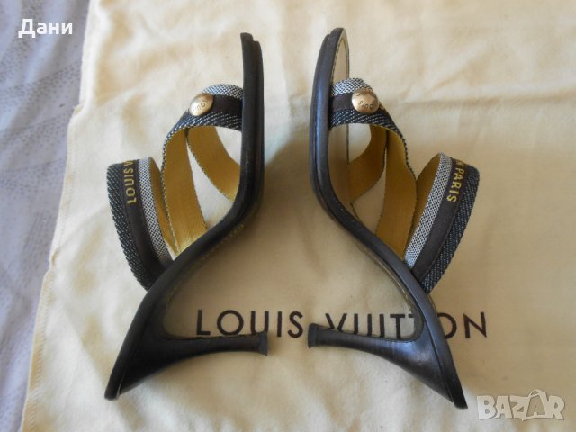Дамски обувки сандали Louis Vuitton  W/ Logo, снимка 15 - Дамски елегантни обувки - 26841691