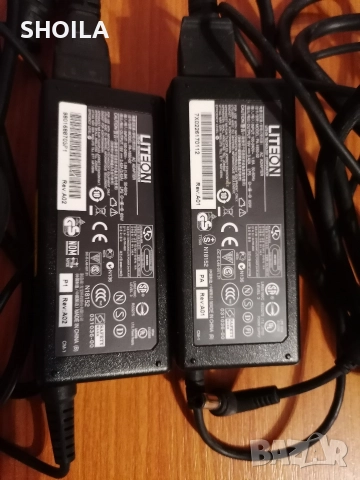 2бр. Зарядно лаптоп Acer 19v 3.42amp, снимка 2 - Кабели и адаптери - 52867570