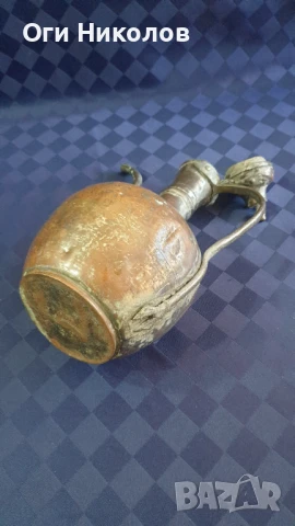 Бакърен османски,турски ибрик , снимка 7 - Антикварни и старинни предмети - 51080619