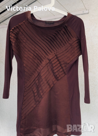 Луксозна дизайнерска блуза ADOLFO DOMINGUEZ, снимка 3 - Блузи с дълъг ръкав и пуловери - 44858176