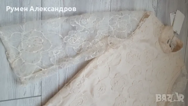Чисто нова светло бежева дантелена рокля YASCornelia Gardenia р-р M, снимка 13 - Рокли - 50332935