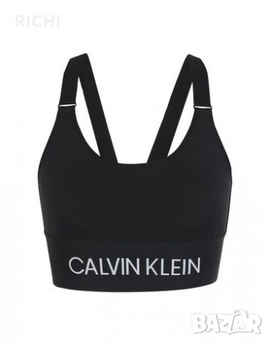 CALVIN KLEIN – бюстие черно, снимка 1 - Корсети, бюстиета, топове - 33543551