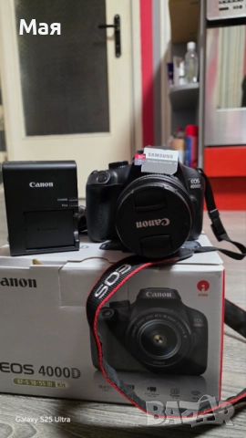Фотоапарат Canon EOS 4000d+efs 18-55mm