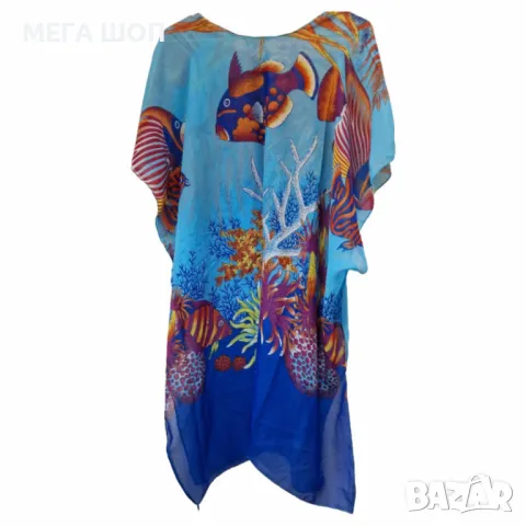 Плажна туника 90x90 – Перфектният избор за стил и комфорт през лятото, снимка 7 - Туники - 50193047