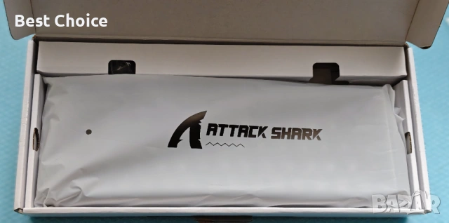 Геймърска клавиатура ATTACK SHARK X68 HE 8000Hz Rapid Trigger, 0.01 mm RT точност, кабелна RGB 60% , снимка 7 - Клавиатури и мишки - 53056312