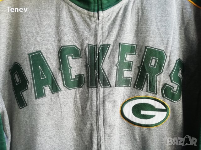 Green Bay Packers NFL G-III Apparel оригинално горнище размер XL , снимка 4 - Спортни дрехи, екипи - 43941656