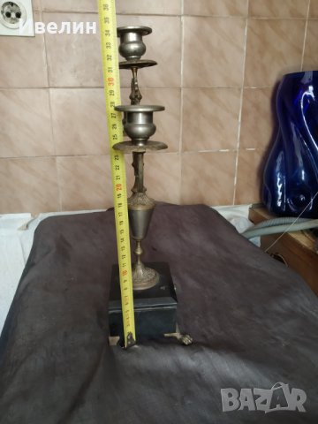 стар бароков свещник, снимка 7 - Антикварни и старинни предмети - 32829759