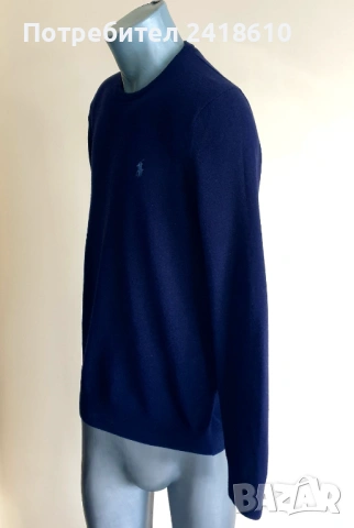 POLO Ralph Lauren Wool Mens Size S ОРИГИНАЛ! Мъжки Вълнен Пуловер, снимка 6 - Пуловери - 53082224