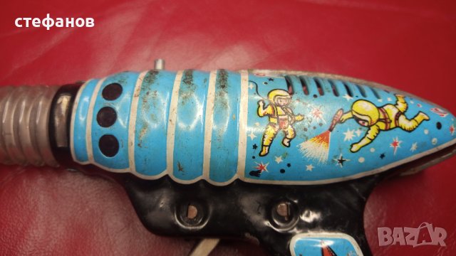 Детски ретро, стар ламаринен бластер, снимка 4 - Колекции - 43558066