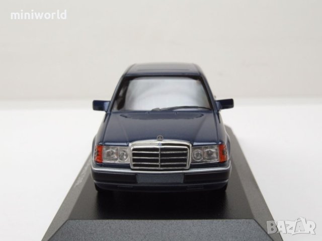 Mercedes-Benz 230E W124 от 1991 - мащаб 1:43 на Maxichanps моделът е нов в PVC дисплей-кейс, снимка 14 - Колекции - 43516230