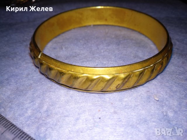 СТАРА БРОНЗОВА ОСМАНСКА ЕТНО ГРИВНА РЪЧНА ИЗРАБОТКА 37945, снимка 6 - Антикварни и старинни предмети - 40814242