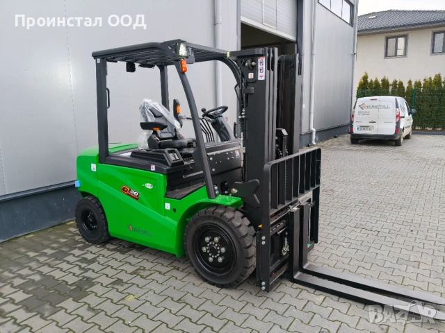 НОВ Електрокар Noblelift, четириопорен, товар до 3 тона, повдигане до 4 м., triplex, снимка 2 - Индустриална техника - 53594134