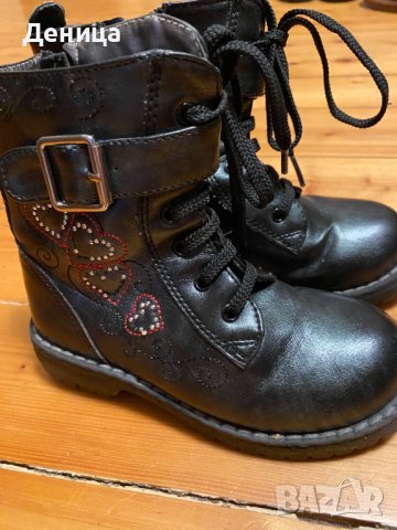 Детски кожени кубинки 27 номер, снимка 2 - Детски боти и ботуши - 38652284