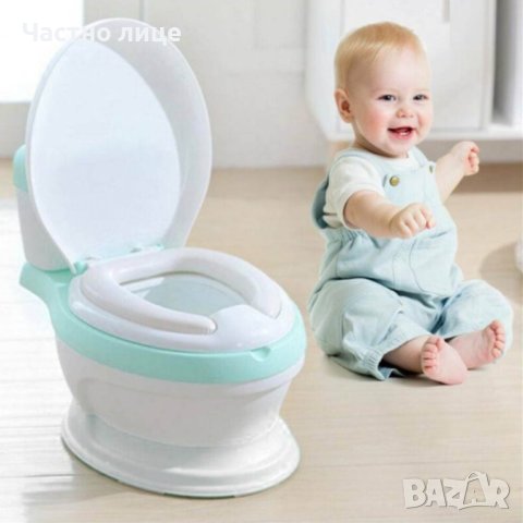 Обучително гърне във формата на тоалетна чиния - Дестска Тоалетна - Писоар, снимка 1 - За банята - 43073203