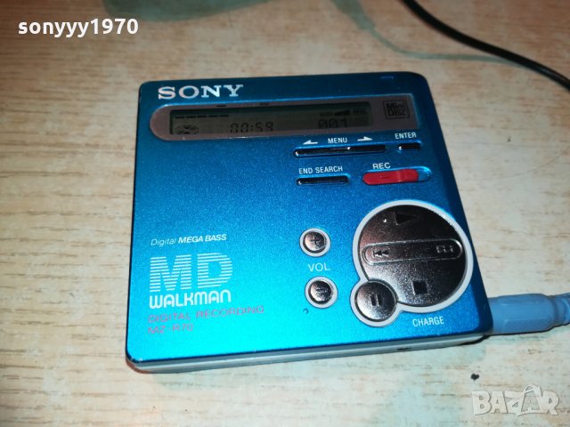 SONY MZ-R70 MINIDISC RECORDER-MADE IN JAPAN, снимка 8 - MP3 и MP4 плеъри - 28592869