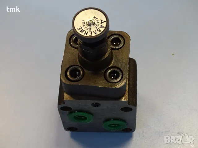 Хидравличен преливно-предпазен клапан тип ПГ52-24 6.3МПА, снимка 7 - Резервни части за машини - 47464148