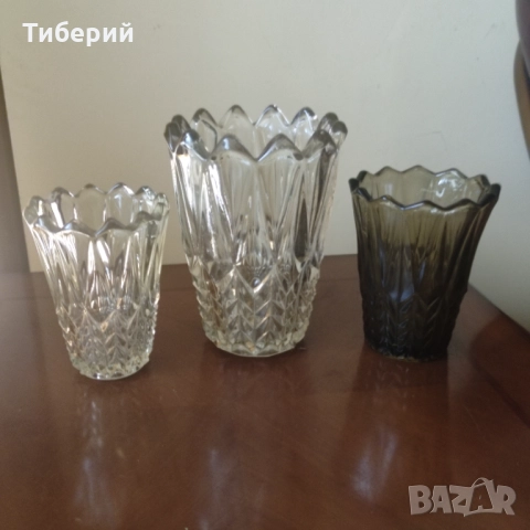 Стъклена ваза стара/ретро