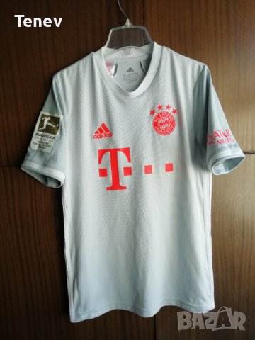 Bayern Munich Alphonso Davies Adidas оригинална тениска фланелка Байерн Мюнхен Дейвис 2020/2021 Away, снимка 2 - Тениски - 43397078