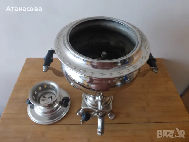 Руски електрически самовар с кабел, снимка 7 - Антикварни и старинни предмети - 48722780