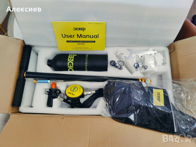 водолазна бутилка - DIDEEP , снимка 6 - Спортна екипировка - 53034045