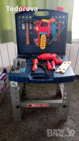 Работилница с инструменти в куфар, снимка 4 - Играчки за стая - 33279663