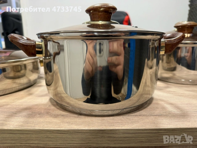 Комплект съдове за готвене от 12 части, снимка 6 - Съдове за готвене - 53438325