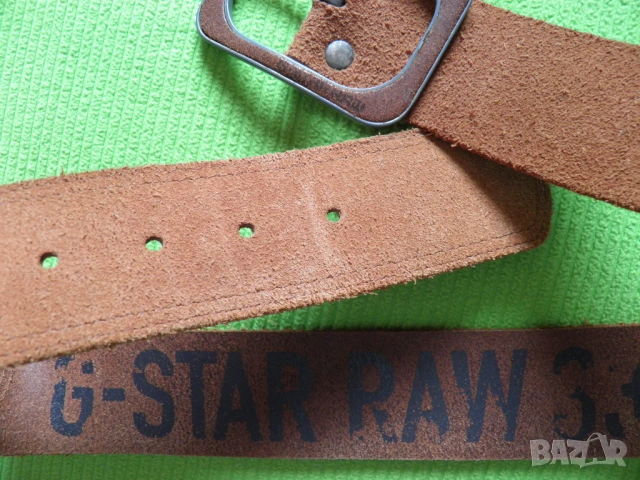 G-star оригинален колан от естествена кожа М/85, снимка 4 - Колани - 53248281