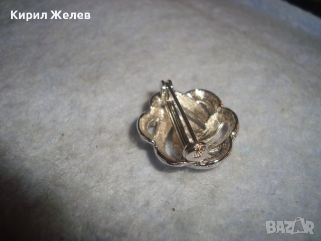 ПОСРЕБРЕНА ВИНТИДЖ АЖУРНА АРТ ДЕКО СТИЛ БРОШКА 60471, снимка 2 - Други - 37715774