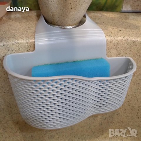 3528 Органайзер за мивка закачаща поставка за гъбички и телчета, снимка 5 - Органайзери - 39544615