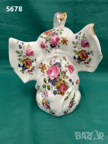Порцеланово слонче, снимка 4 - Статуетки - 53485716