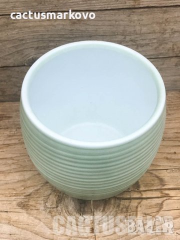 Керамична кашпа, без отвор, снимка 6 - Саксии и кашпи - 37795785