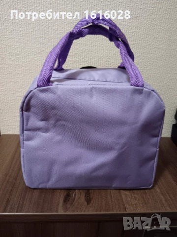 Термо чанта в лилав цвят с Панда., снимка 4 - Други - 51710481