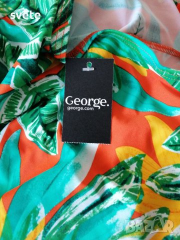 НОВО Бански за бременни с тропически принт, снимка 6 - Бански костюми - 37246462