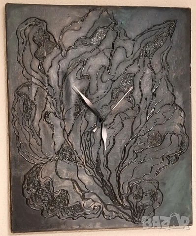 Авторски Стенен Часовник – Картина върху Платно