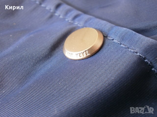 L Zara Men Bomber Jacket With back slogan, снимка 8 - Якета - 28917127