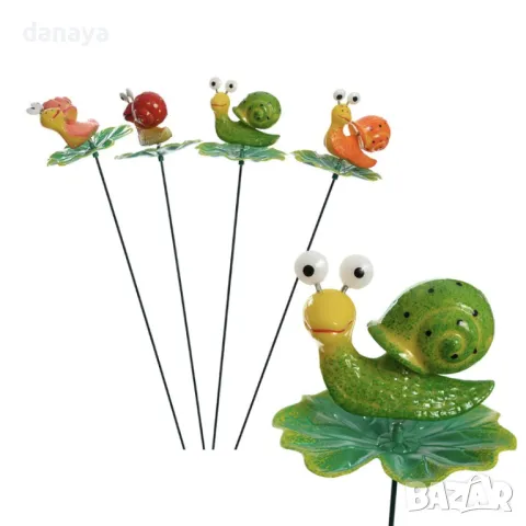 5872 Градинска декорация Животинче на пръчка, 40 см