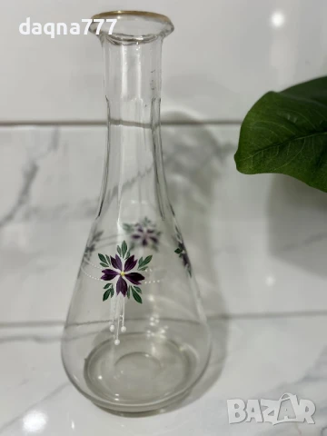 Vtg ръчно рисувана ваза/ гарафа Германия от 60-те години