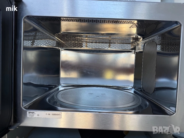 МИкровълнова печка за вграждане Миеле Инокс, снимка 6 - Микровълнови - 52604689