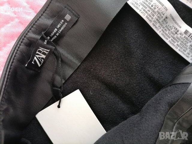 Кожена пола Zara, снимка 4 - Поли - 43267103