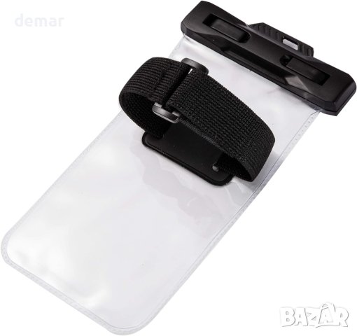 Cressi  Универсален водоустойчив прозрачен калъф за телефон, черен и син, снимка 2 - Калъфи, кейсове - 43946714