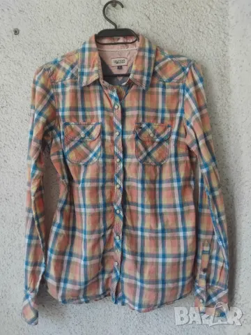 Tommy Hilfiger - Denim 100%  оригинална дамска риза с дълъг ръкав, снимка 3 - Ризи - 50103004